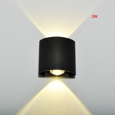 Modern LED fali lámpa vízálló IP65 2/4/6/8/10/12W fali lámpák beltéri lépcsőházi folyosó világítás kültéri kert utcai világítás