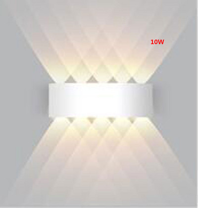 Modern LED fali lámpa vízálló IP65 2/4/6/8/10/12W fali lámpák beltéri lépcsőházi folyosó világítás kültéri kert utcai világítás