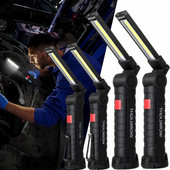 Nové 360° otočné COB LED svietidlo, pracovné svetlo, USB nabíjateľné, prenosné, na kempingové opravy auta, magnetické...