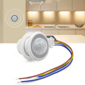 Érzékelő kapcsoló 220V infravörös mozgásérzékelő 110V PIR LED fénykapcsoló világításvezérlés automatikus be/ki indukciós idő késleltetés állítható