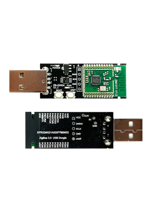 ZigBee 3.0 ZB-GW04 Silicon Labs universālais vārtejas USB sargspraudnis Mini EFR32MG21 universāls atvērtā koda centrmezgla USB sargspraudnis