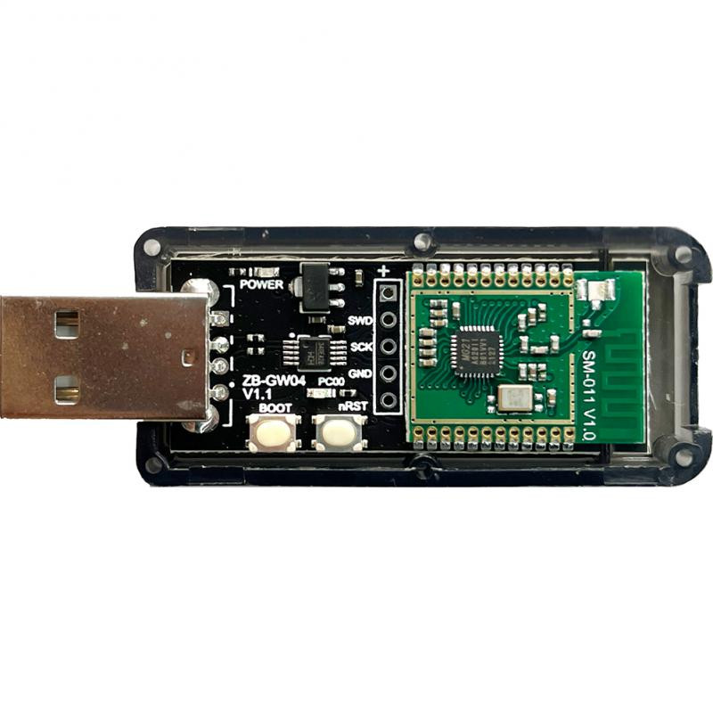 ZigBee 3.0 ZB-GW04 Silicon Labs universālais vārtejas USB sargspraudnis Mini EFR32MG21 universāls atvērtā koda centrmezgla USB sargspraudnis