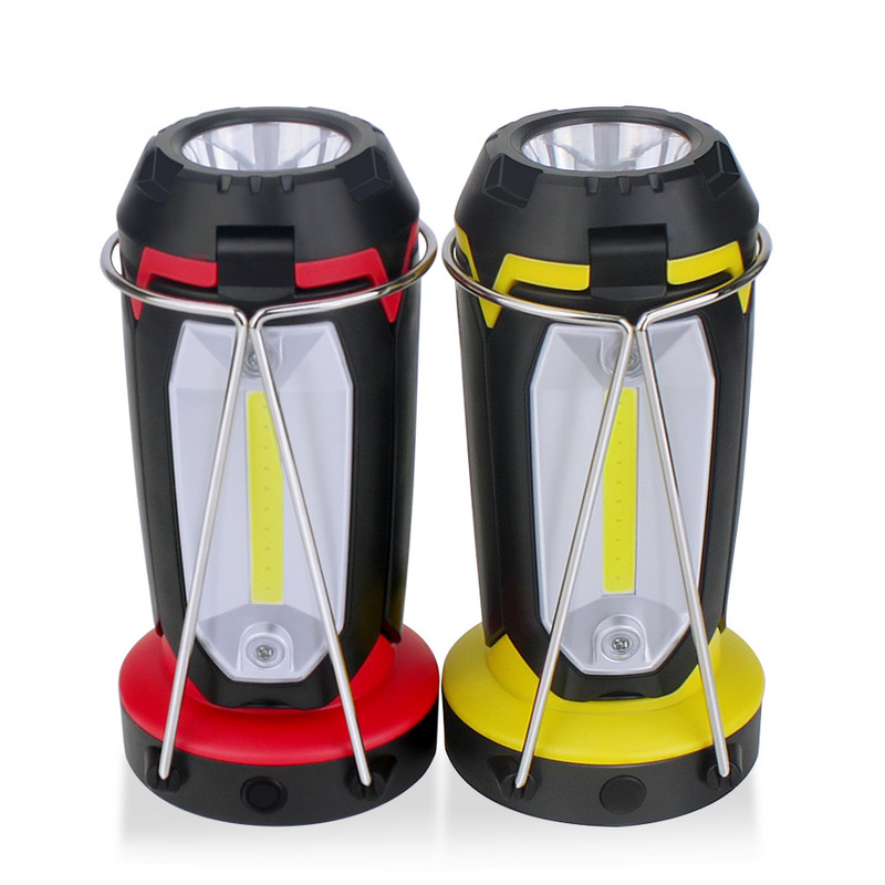 Multifunkčné nabíjateľné prenosné pracovné svetlo, vodotesné USB nabíjanie, reflektor s 6 režimami pre núdzové osvetlenie.