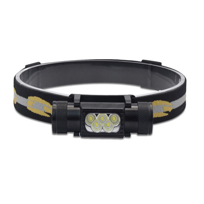 Čelová LED baterka so snímačom pohybu, prenosná odnímateľná, handsfree, cestovná čelová lampa H05B-GCG2, modré svetlo