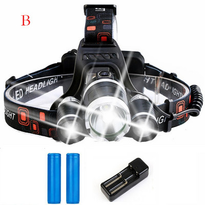 D2 esilatern laetav aku ülihele veekindel 4 režiimi esituli 3 T6 R5 LED 18650 jahipüük matkavalgusti jaoks