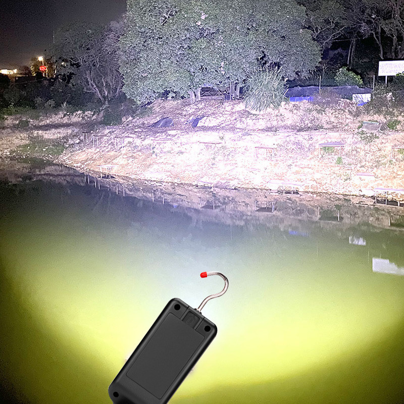 D2 LED pracovné svetlo výkonné prenosné lampáš s háčikom magnet kempingová lampa COB USB nabíjateľná baterka 18650 pracovná baterka vodotesná