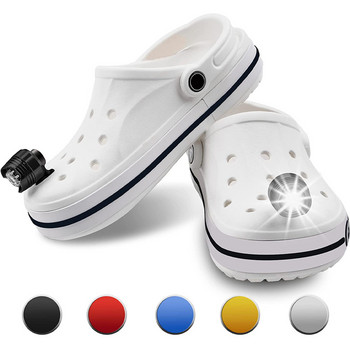 Φωτιστικό LED για παπούτσια Croc IPX5 Αδιάβροχα παπούτσια Φώτα Προβολείς για Haking Light για ενήλικες Παιδική διακόσμηση Αστεία παπούτσι
