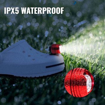 Φωτιστικό LED για παπούτσια Croc IPX5 Αδιάβροχα παπούτσια Φώτα Προβολείς για Haking Light για ενήλικες Παιδική διακόσμηση Αστεία παπούτσι