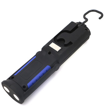 Преносимо USB акумулаторно COB нощно осветление Фенерче LED фенерче Фенер Работно осветление Лампа за къмпинг с вградена батерия Магнитна кука