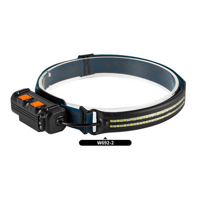 Faruri cu inducție XPG+COB, tip C, reîncărcabile, pentru exterior, faruri cu LED-uri strălucitoare, faruri pentru pescuit, faruri cu LED, livrare picătură