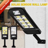 Nagy teljesítményű COB modern fali lámpa kültéri, udvari vízálló napelemes érzékelős lámpa, nincs vezetékes ház, indukciós + fényvezérlés