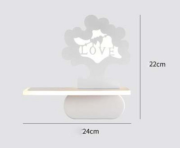 Jednoduchá kovaná biela LED nástenná lampa z kovu + PMMA medveď v tvare lietadla, detská spálňa, dekoračné svietidlá