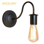 ASCELINA Americký loft Retro Pastorálny Kreatívny Retro Jednoduchá inštalácia Nástenná lampa Schodisko Ulička Dekoratívne osvetlenie Kované železo