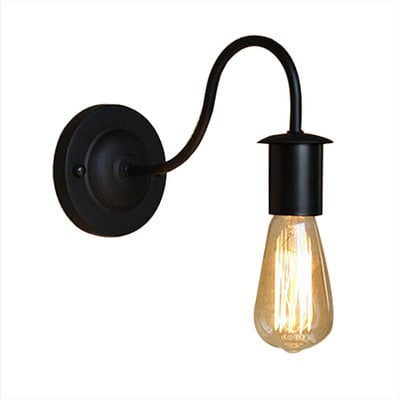 ASCELINA Americký loft Retro Pastorálny Kreatívny Retro Jednoduchá inštalácia Nástenná lampa Schodisko Ulička Dekoratívne osvetlenie Kované železo