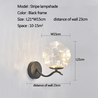 Sconce fali lámpa 110V 220V Modern otthoni led fali lámpa hálószoba nappali konyhába étkező fali led lámpa éjjeli lámpa 10W