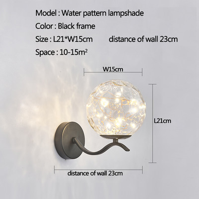 Sconce fali lámpa 110V 220V Modern otthoni led fali lámpa hálószoba nappali konyhába étkező fali led lámpa éjjeli lámpa 10W