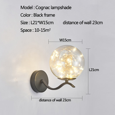 Sconce fali lámpa 110V 220V Modern otthoni led fali lámpa hálószoba nappali konyhába étkező fali led lámpa éjjeli lámpa 10W