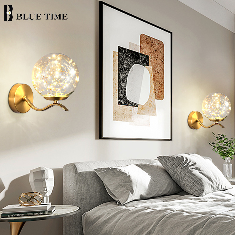 Sconce fali lámpa 110V 220V Modern otthoni led fali lámpa hálószoba nappali konyhába étkező fali led lámpa éjjeli lámpa 10W