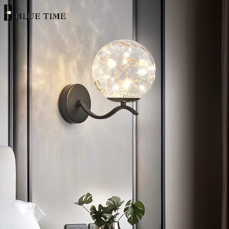 Sconce fali lámpa 110V 220V Modern otthoni led fali lámpa hálószoba nappali konyhába étkező fali led lámpa éjjeli lámpa 10W