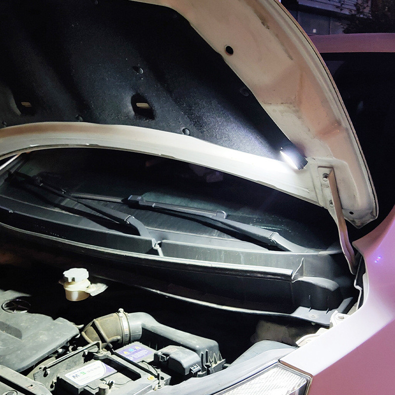 LED фенерче Работна светлина 1000 mah COB Магнитен фар USB зареждане Риболов Нощно бягане Многофункционална външна светлина