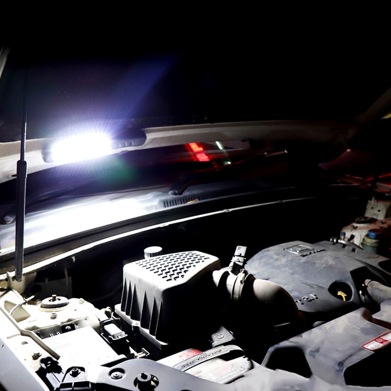 3 režīmi, daudzfunkcionāls saliekams darba lukturis COB LED kempinga kabatas lukturītis, pārnēsājams USB uzlādējams ar iebūvētu akumulatoru