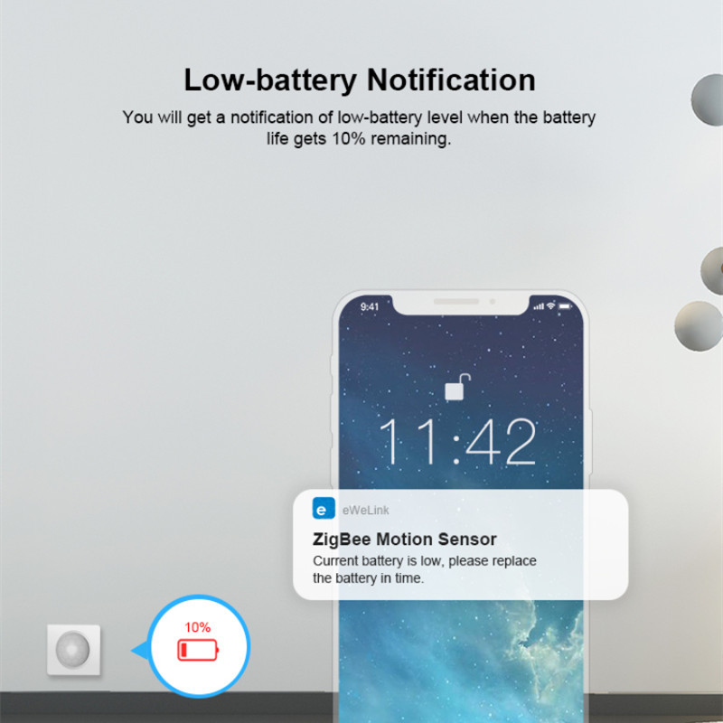 SONOFF SNZB-03 Αισθητήρας κίνησης ZigBee Εύχρηστη έξυπνη συσκευή Συναγερμός ενεργοποίησης κίνησης ανίχνευσης Λειτουργεί με ZBBridge EWelink Alexa Αρχική σελίδα Google