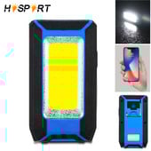 Lanternă COB Lanternă de mână, rezistentă la apă, pentru camping, reîncărcabilă prin USB, lanternă portabilă, lanternă, Power Bank pentru exterior