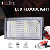 Projector LED 100W/50W Lampă de lucru portabilă DC 12V Lanternă Spot Lanternă în aer liber cu clemă Lumină albă 6500K