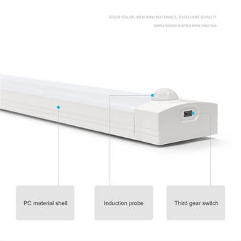 CoRui 10 мм интелигентен сензор за движение Нощна лампа Безжична магнитна LED лампа USB акумулаторна лампа за гардероб Кухня Декор за спалня