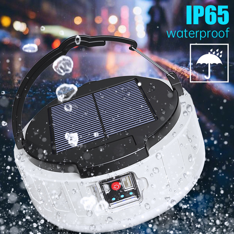 Matkalaterna kaasaskantav valgus päikeseenergia matkavalgusti telklaterna LED-avarii laetav päikeseenergiapank kaasaskantava valgustuse jaoks