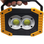 2019 Noi reflectoare reîncărcabile cu USB Lampă de proiecție cu LED Lumină Lampă de urgență în aer liber, impermeabilă, Proiectoare, Spoturi Floodl