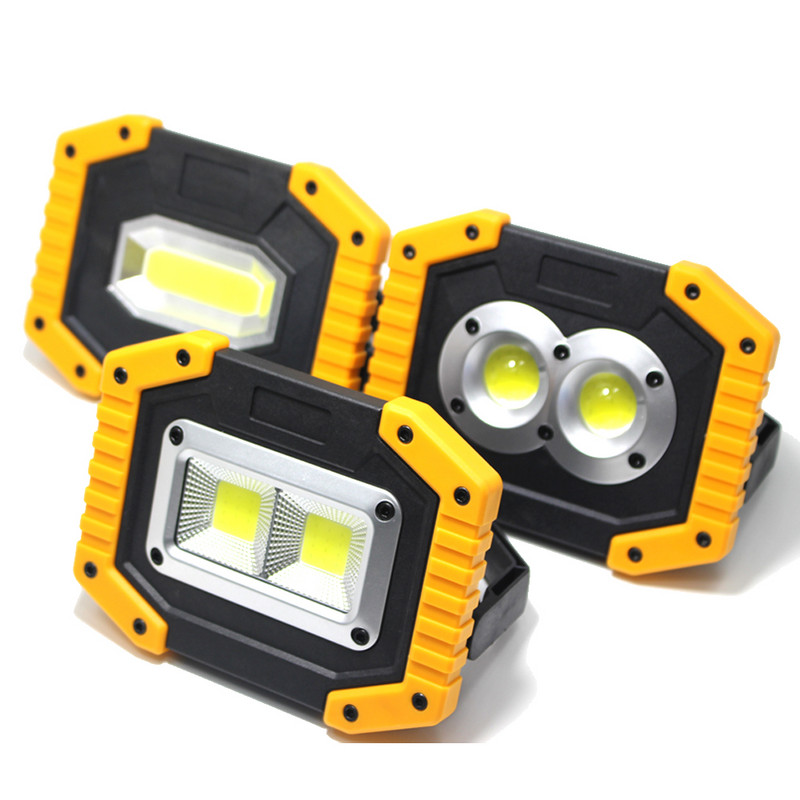 2019 Noi reflectoare reîncărcabile cu USB Lampă de proiecție cu LED Lumină Lampă de urgență în aer liber, impermeabilă, Proiectoare, Spoturi Floodl