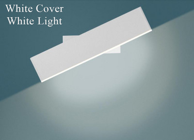 Lampă de noptieră cu LED 7W AC85-265V Lampă de perete creație modernă din acril, bar rotativ 360 de noapte, lampă de coridor alb negru