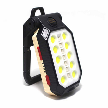 20W преносимо фенерче USB акумулаторна LED работна светлина COB фенер Висяща външна работна светлина за лагер за ремонт на автомобили