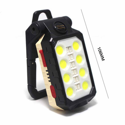 Lanternă portabilă 20W, lanternă, reîncărcabilă prin USB, lanternă COB, lanternă, agățată în aer liber, pentru tabăra de reparații auto