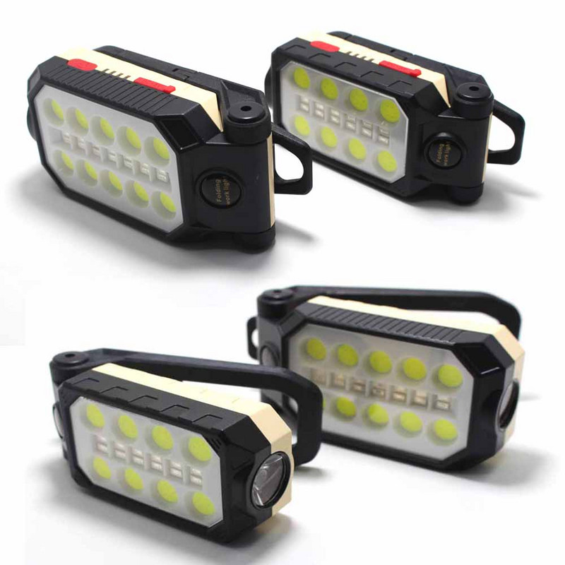 Lanternă portabilă 20W, lanternă, reîncărcabilă prin USB, lanternă COB, lanternă, agățată în aer liber, pentru tabăra de reparații auto