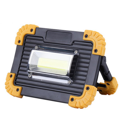 Spot portabil LED 100W 30000lm Lumină de lucru cu LED super luminoasă reîncărcabilă pentru camping în aer liber Lanternă LED cu 2*18650