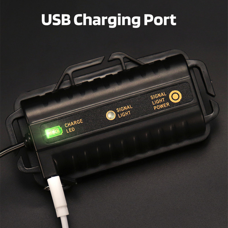 AXX USB Επαναφορτιζόμενος Προβολέας Φορητός 5 LED Προβολέας με μπαταρία Φως εργασίας Φως εργασίας Ψάρεμα Κάμπινγκ Αδιάβροχος φακός