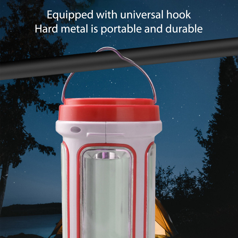 Lanternă solară portabilă, lanternă cu LED de mare putere, proiector reîncărcabil prin USB Power Bank, lumină de lucru cu led, cort, lanternă de camping