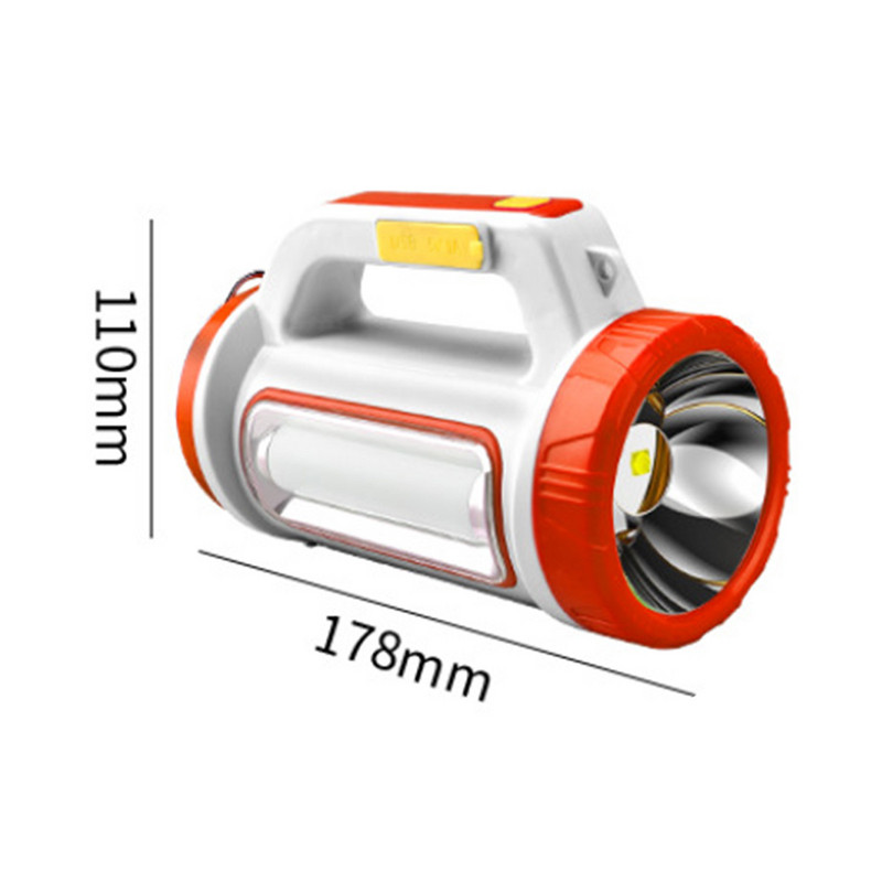 Lanternă solară portabilă, lanternă cu LED de mare putere, proiector reîncărcabil prin USB Power Bank, lumină de lucru cu led, cort, lanternă de camping