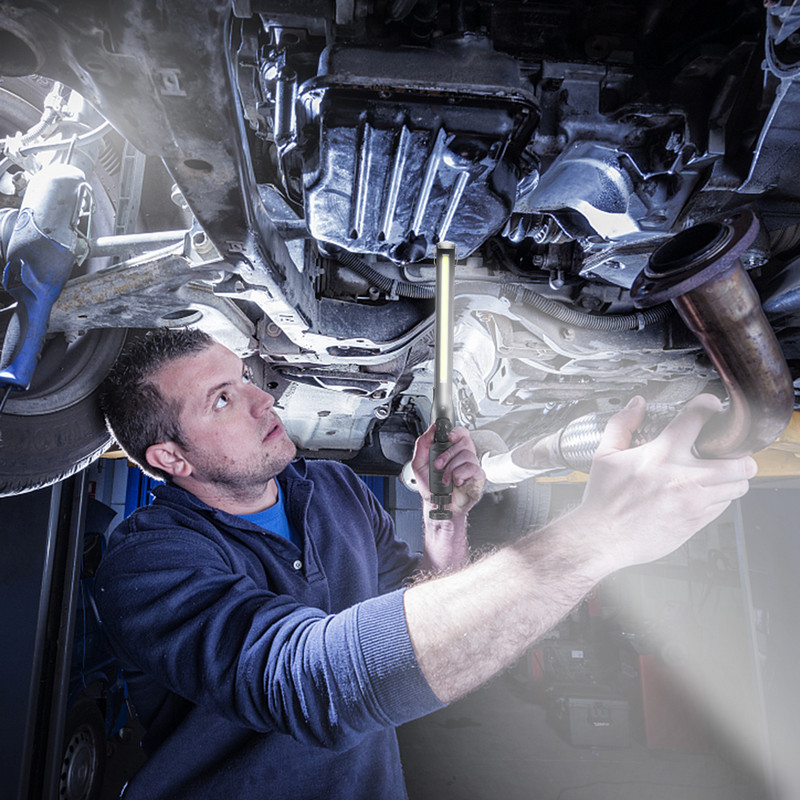 Új hordozható COB LED zseblámpa USB újratölthető munkalámpa, szabályozható spotlámpa függőlámpa beépített elemes kempinglámpával