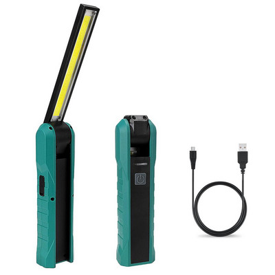 50000LM LED COB töövalgusti USB laetav taskulamp magnetiline taskulamp painduv ülevaatus käsilamp auto remondiks välitingimustes