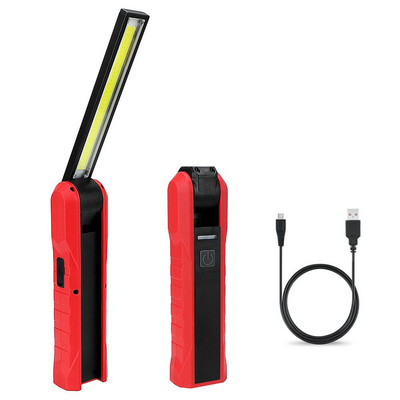 50000LM LED COB töövalgusti USB laetav taskulamp magnetiline taskulamp painduv ülevaatus käsilamp auto remondiks välitingimustes