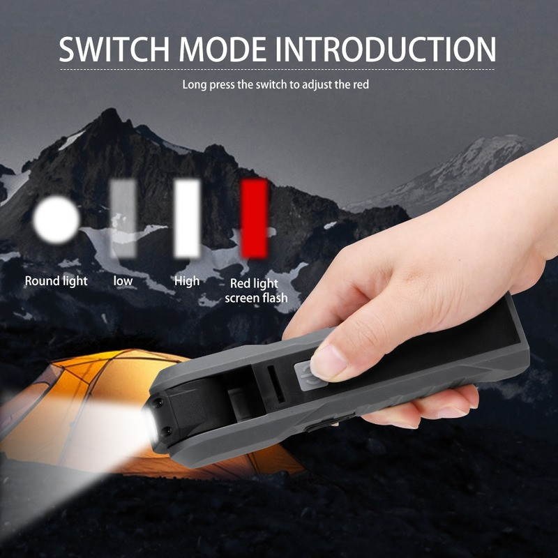 50000LM LED COB töövalgusti USB laetav taskulamp magnetiline taskulamp painduv ülevaatus käsilamp auto remondiks välitingimustes