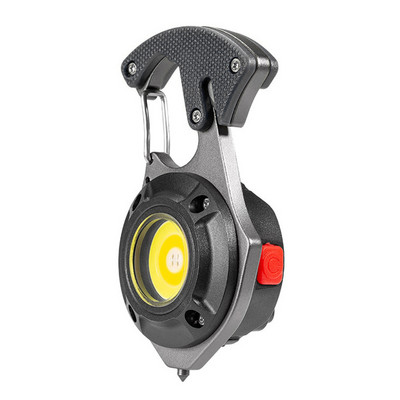 Mini LED darbinis žibintas nešiojamas kišeninis žibintuvėlis USB įkraunamas raktas šviesos žibintas stovyklavimas lauke žygiams COB žibintas