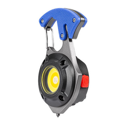 Mini LED darbinis žibintas nešiojamas kišeninis žibintuvėlis USB įkraunamas raktas šviesos žibintas stovyklavimas lauke žygiams COB žibintas