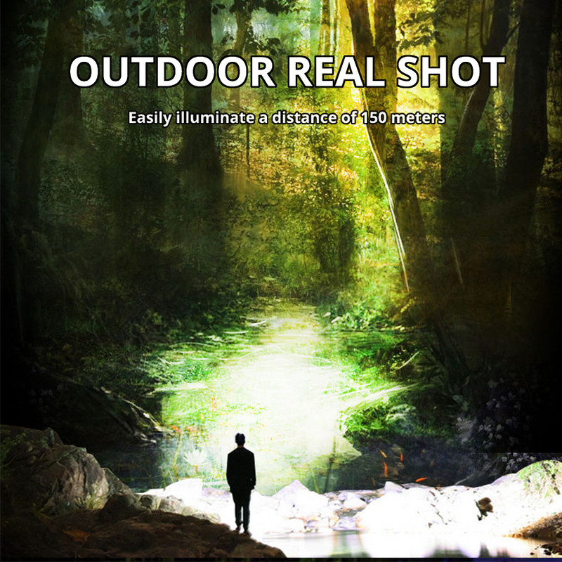 Far cu 7 LED-uri reîncărcabilă prin USB Far super luminos 4 moduri de iluminare cu suport de lampă reglabil pentru expediții