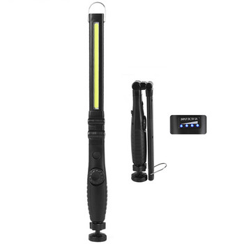 Мощен авариен прожектор за кочани Сгъваема факла за риболов 18650 USB работна светлина Manget Гаражна инспекционна лампа 10W Campint Lantern