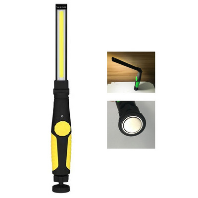 Proiector de urgență puternic din cob Torță de pescuit pliabilă 18650 Lampă de lucru USB Lampă de inspecție pentru garaj Manget Lanternă Campint de 10W