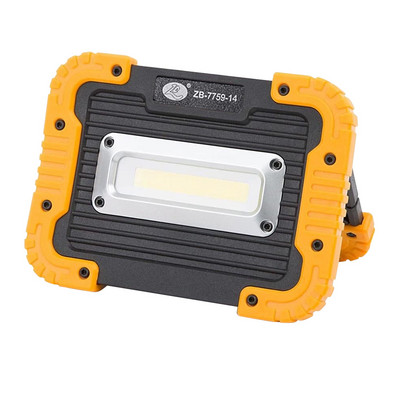 Prenosné COB reflektorové super jasné pracovné svetlo, nabíjateľné vonkajšie kempingové stanové svetlo, multifunkčné núdzové osvetlenie